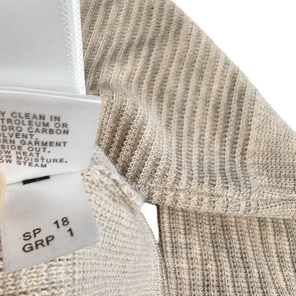 St. John Womens Boat Neck Wool Blend Knit Sweater, Long Sleeve, Quiet Luxury, M - Picture 3 of 9